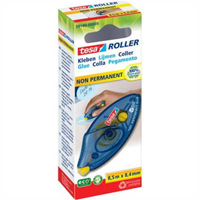 Tesa Roller de colle jetable nonPERMANENT GLUE 59190-00005-03