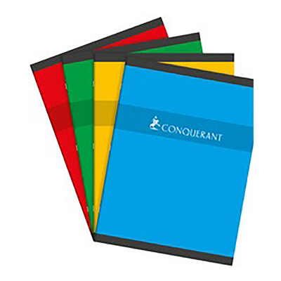 CONQUERANT SEPT Cahier 240 x 320 mm quadrillé 192 pages