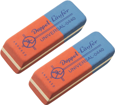 Läufer Gomme caoutchouc naturel UNIVERSAL carte blister de 2