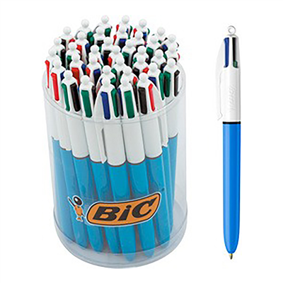 BIC Stylo à bille 4Colours Original Présentoir de comptoir
