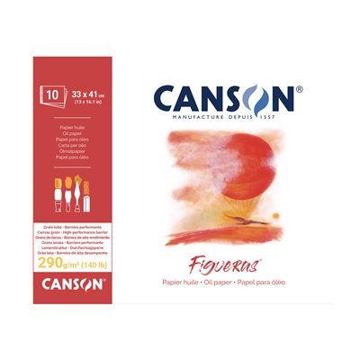 CANSON Bloc papier dessin Figueras 410 x 330 mm 290 g/m2