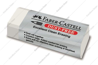 FABER-CASTELL Gomme en plastique DUST-FREE, bleu