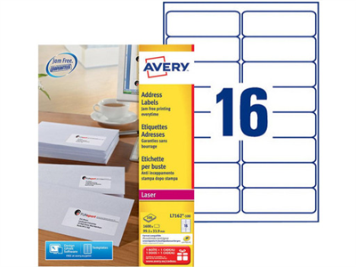 AVERY Etiquette d'adresse 99,1 x 33,9 mm blanc