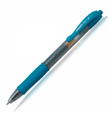 Pilot Stylo roller à encre gel G2 07, bleu clair 275838