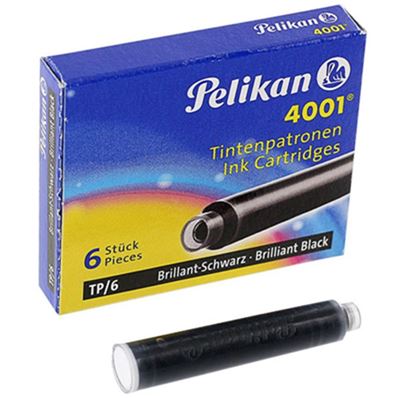 Pelikan Cartouches d'encre 4001 TP/6, noir 301218