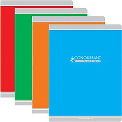 CONQUERANT CLASSIQUE Cahier 210 x 297 mm seyèsé 96 pages