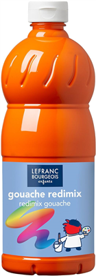LEFRANC BOURGEOIS Gouache liquide 1.000 ml, orange