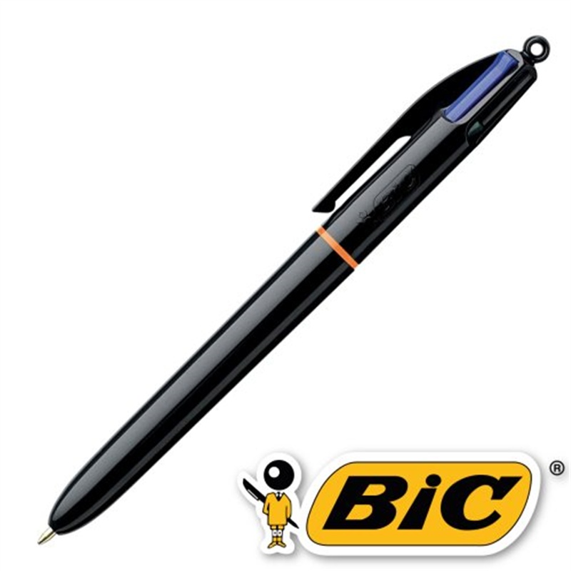 BIC Stylo à bille rétractable 4 Colours PRO