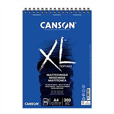 CANSON Bloc de dessin XL MIXED MEDIA Textured A4