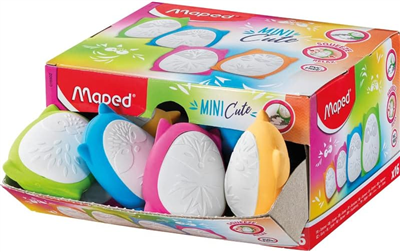 Maped Gomme en plastique SQUEEZE MINI CUTE, assorti