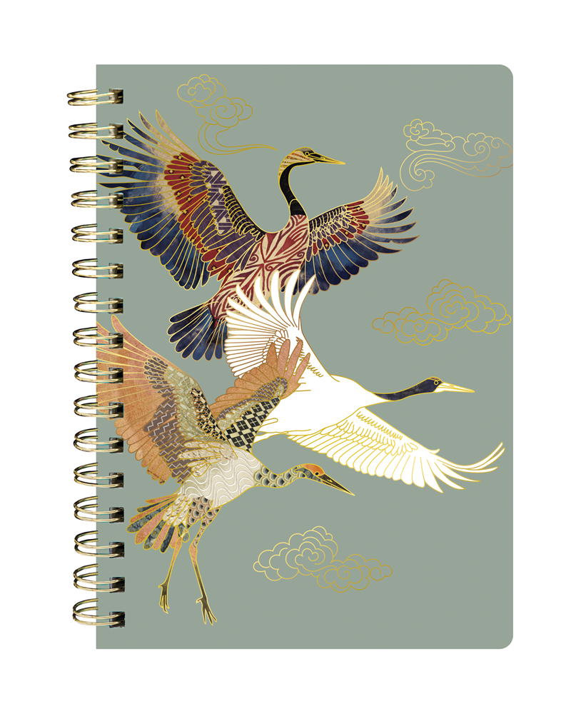 Editons de Désastre Carnet à spirales Collection Pepakura Grues