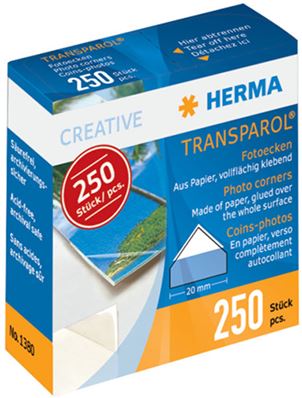 Herma Transparent Coins-photos, contenu: 250 pièces 1380