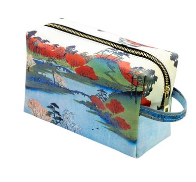 Art & Kraft Trousse rectangulaire Hiroshige Le jardin du Temple Hachiman