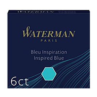 WATERMAN Cartouches d'encre standard mini noir