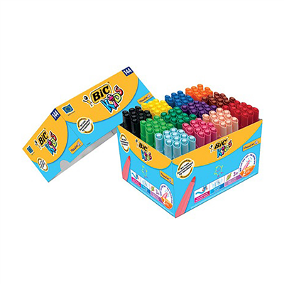 BIC KIDS Feutre Visacolor XL Class Pack de 144 feutres