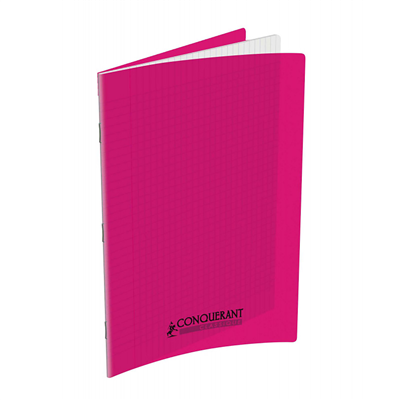 CONQUERANT CLASSIQUE Cahier 210 x 297 mm séyès rose