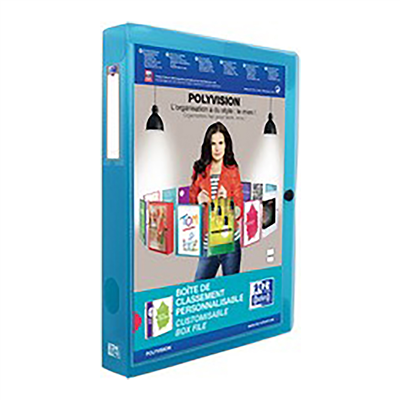 Oxford Boite de rangement POLYVISION A4 PP dos : 40 mm