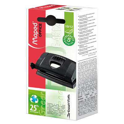 Maped Perforateur Essentials Green 10/12 noir