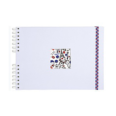 EXACOMPTA Album photos à spirale French'Class blanc