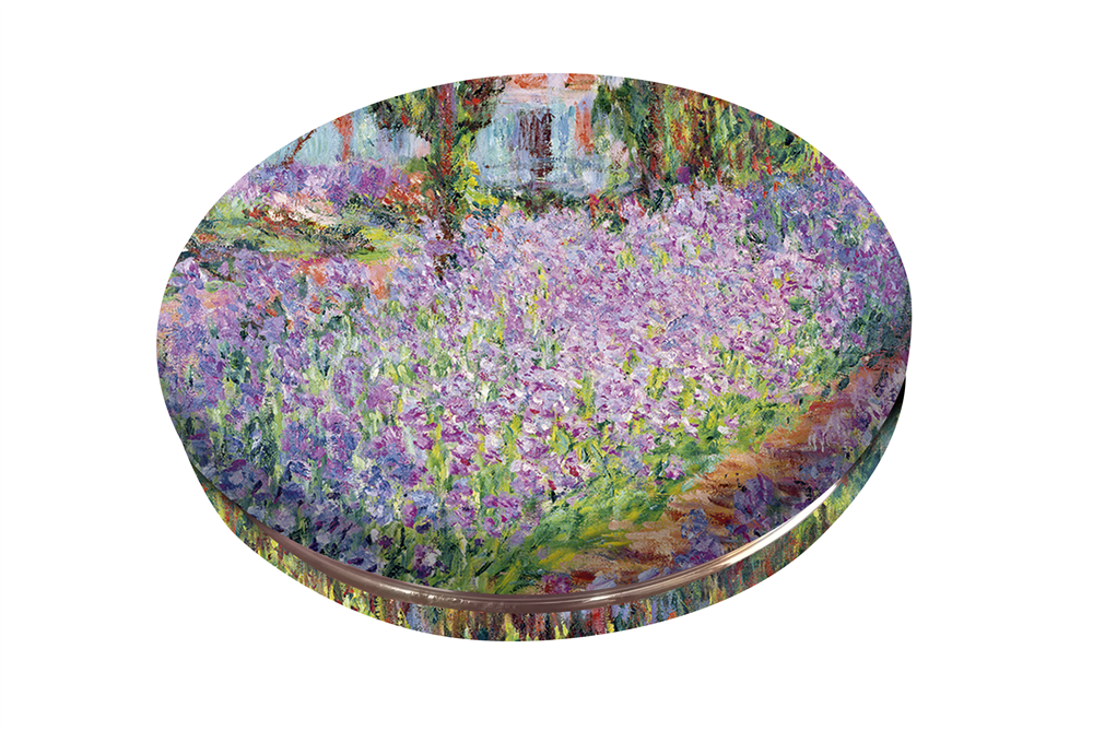 Art & Kraft Miroir rond Claude Monet Le Jardin de l'artiste à Giverny