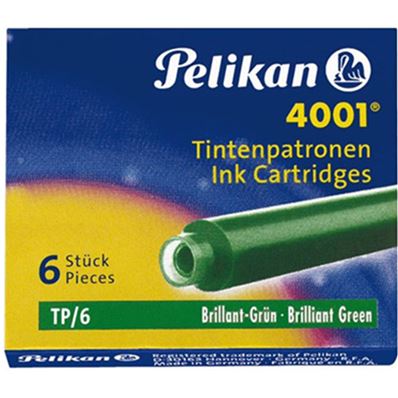 Pelikan Cartouches d'encre 4001 TP/6, vert foncé 300087