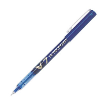 Pilot Stylo roller Hi-Tecpoint V7, bleu 085765