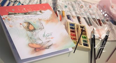 Mon amie Luce Livre à colorier "La magie des couleurs"