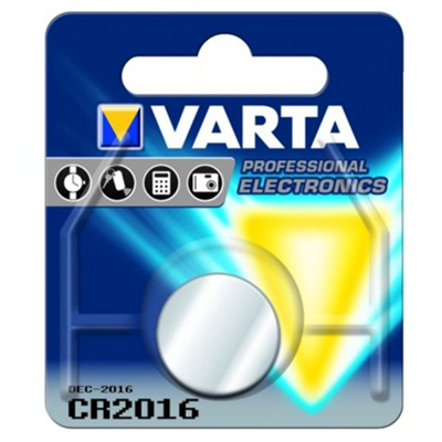 Varta Pile bouton en lithium "CR2016", 3,0 Volt 5020082