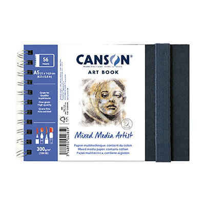 CANSON Carnet de croquis ART BOOK Mixed Média Artist A5