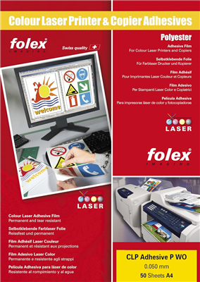 FOLEX Transparent laser couleur CLP Adhesives P WO A4