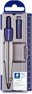 STAEDTLER Compas 550 50 Noris, longueur : 124, 2 mm