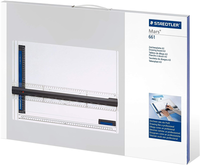 STAEDTLER Planche à dessin Mars, A3, blanc/anthracite/bleu