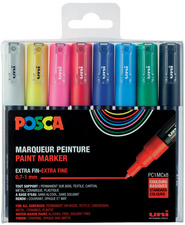 POSCA Marqueur à pigment PC-1MC étui de 8