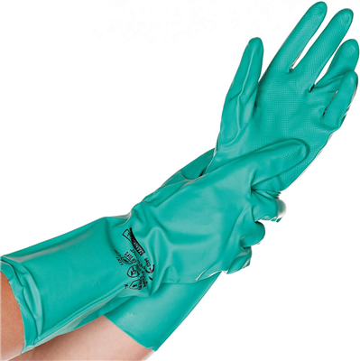 HYGOSTAR Gant universel en nitrile "PROFESSIONAL", M, vert