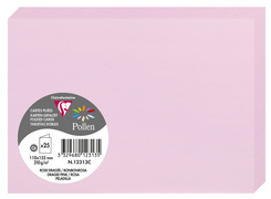 Pollen by Clairefontaine Carte double C6 rose dragée