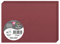 Pollen by Clairefontaine Carte double C6 bordeaux