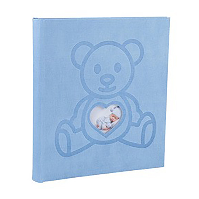 EXACOMPTA Album photos livre OURS TEDDY 290 x 320 mm bleu