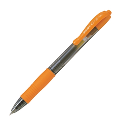 PILOT Stylo roller à encre gel G2 07, orange 327988