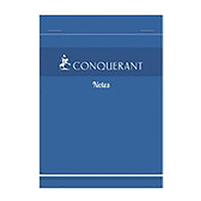 CONQUERANT SEPT Bloc-notes Notes quadrillé 105 x 148 mm