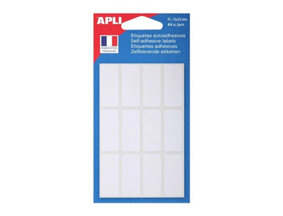 agipa APLI Etiquette multi-usage 15 x 35 mm blanc