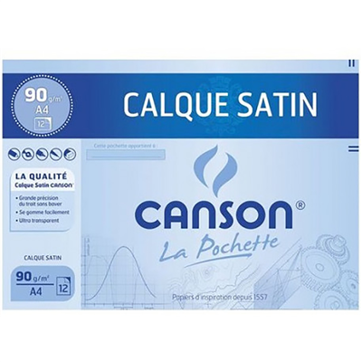 CANSON Papier calque satin A4 90 g/m2