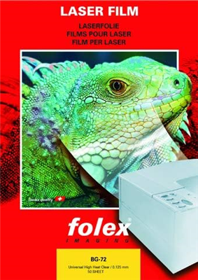 FOLEX Transparent pour laser Color BG-72, A3, transparent