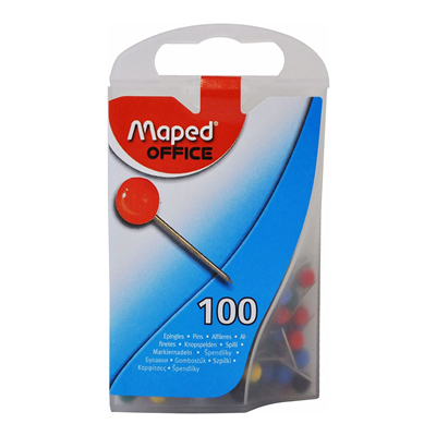 Maped Epingles de signalisation, taille 5, assorti