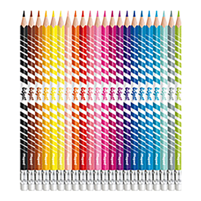 Maped Crayons de couleur COLOR'PEPS effaçable étui de 24