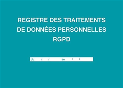 ELVE Registre Traitements de données personnelles RGPD