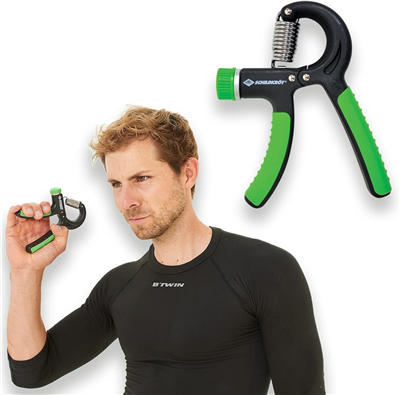 SCHILDKR™T Entraîneur de main Hand Grip Pro, noir/vert