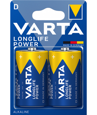 VARTA Pile alcaline Longlife Power, Mono (D/LR20)