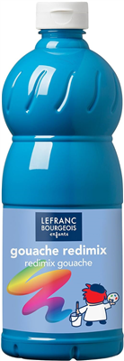 LEFRANC BOURGEOIS Gouache liquide 1.000 ml, turquoise