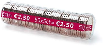 RESKAL Etui à monnaie THE CONTAINER, pour 50 x 0, 05 EUR