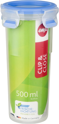 emsa Boîte de conservation CLIP & CLOSE, 0, 50L, transparent